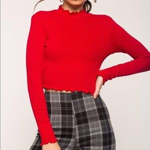 Candice Lettuce Hem Tee